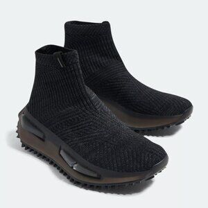 NWT ADIDAS ORIGINALS Women's NMD_S1 Sock Sneaker Black Carbon 7M